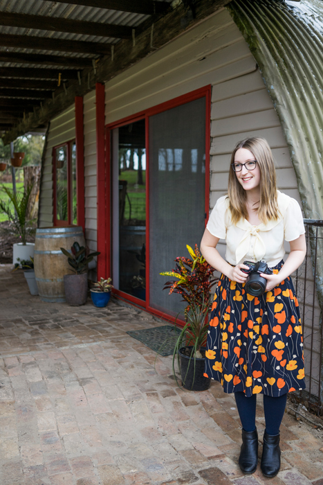 Julia at the Julia nance portraits studio